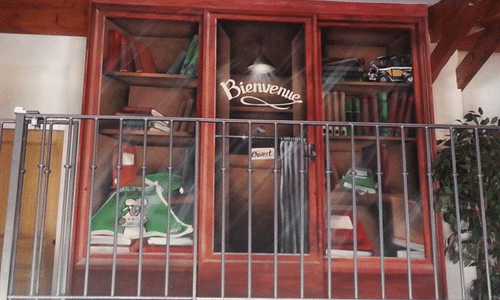 decoration trompe loeil interieur particulier trompe oeil