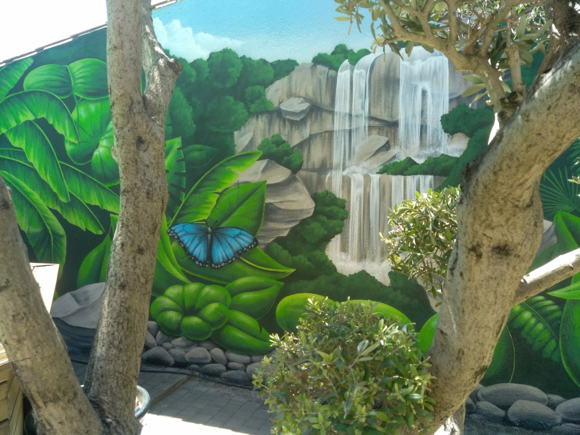fresque mural jardin particulier fresque mural jardin particulier